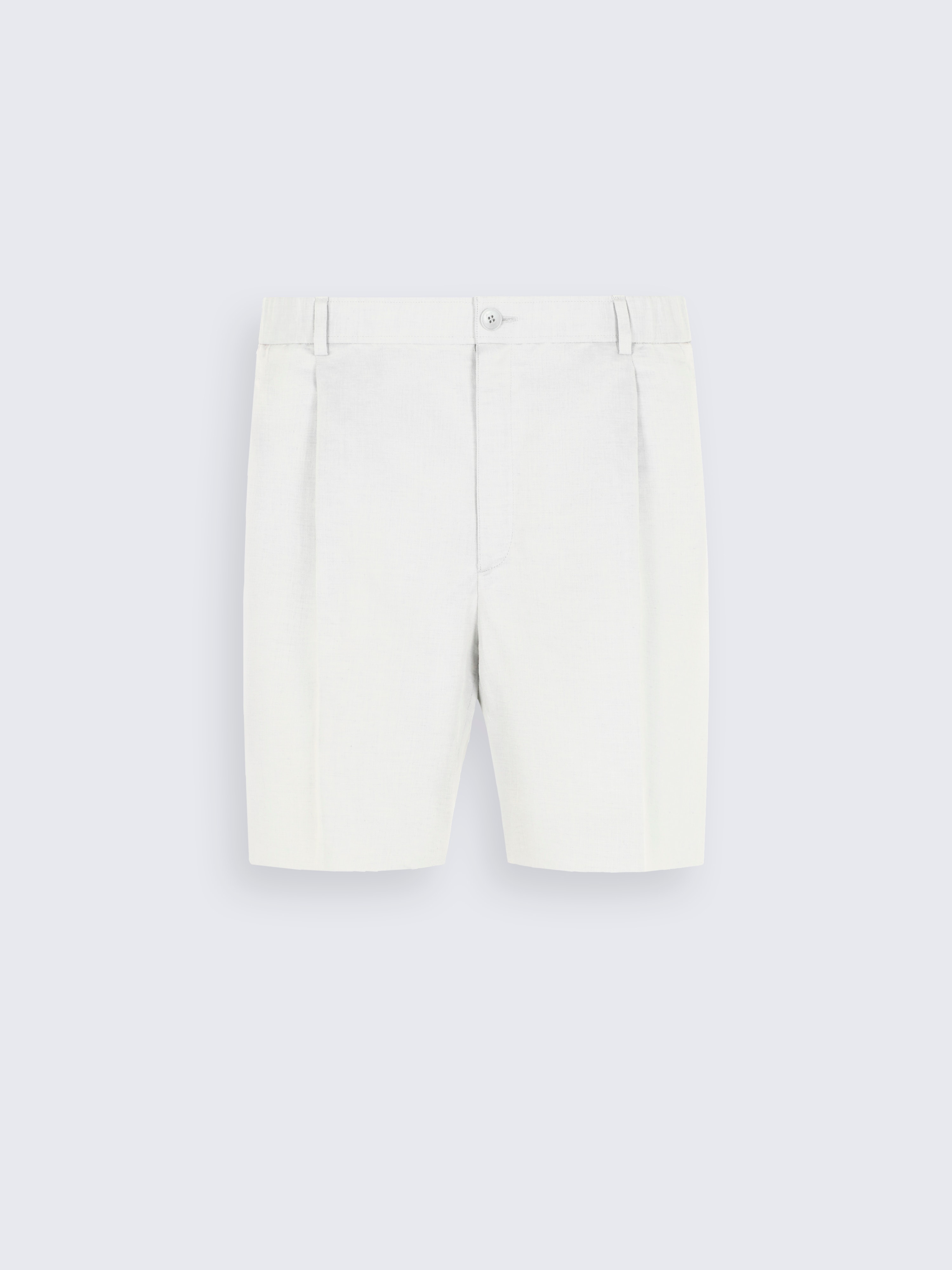 go toWhite linen and cotton Bellagio shorts
