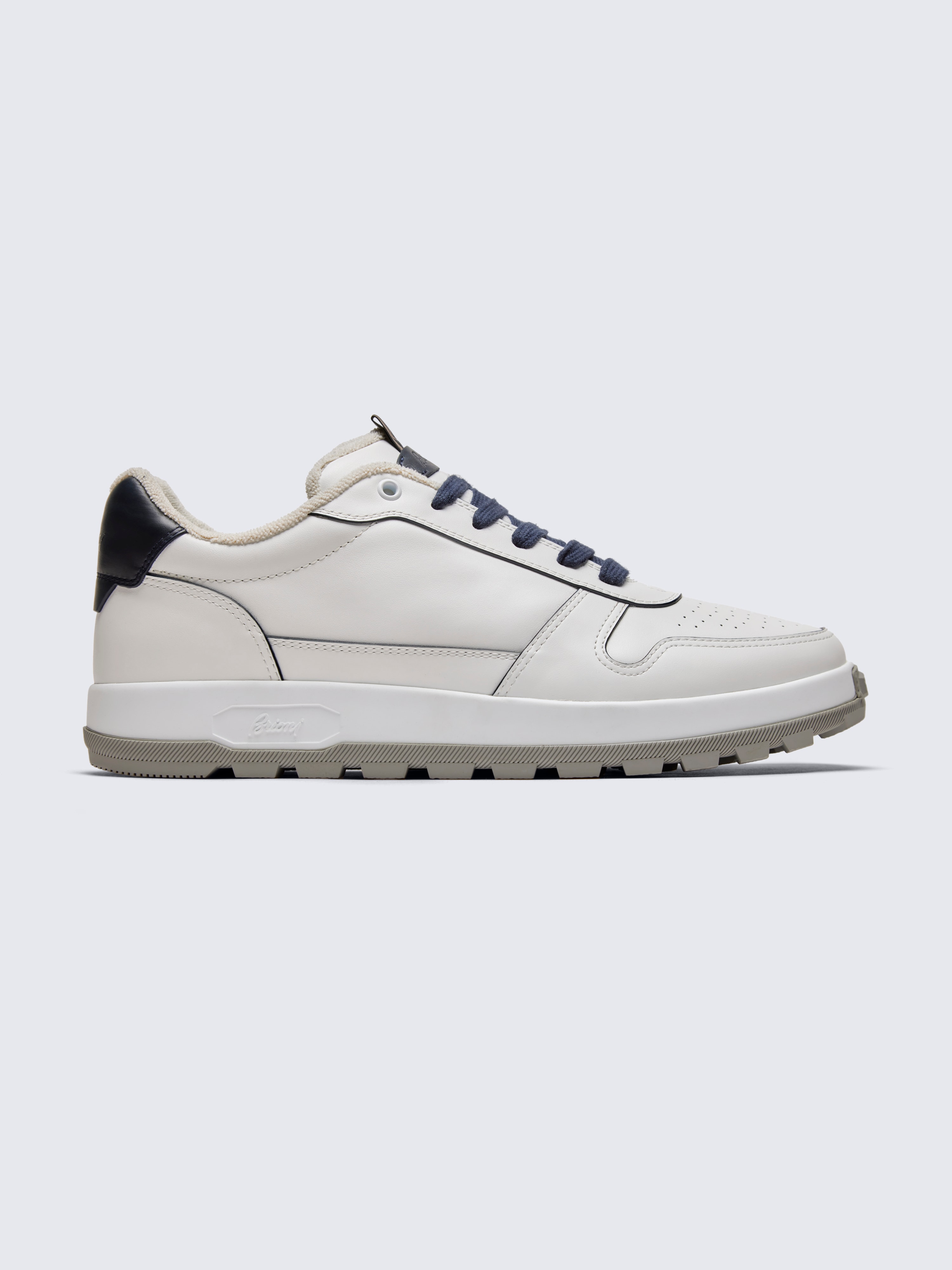 White and midnight blue Crossing sneakers