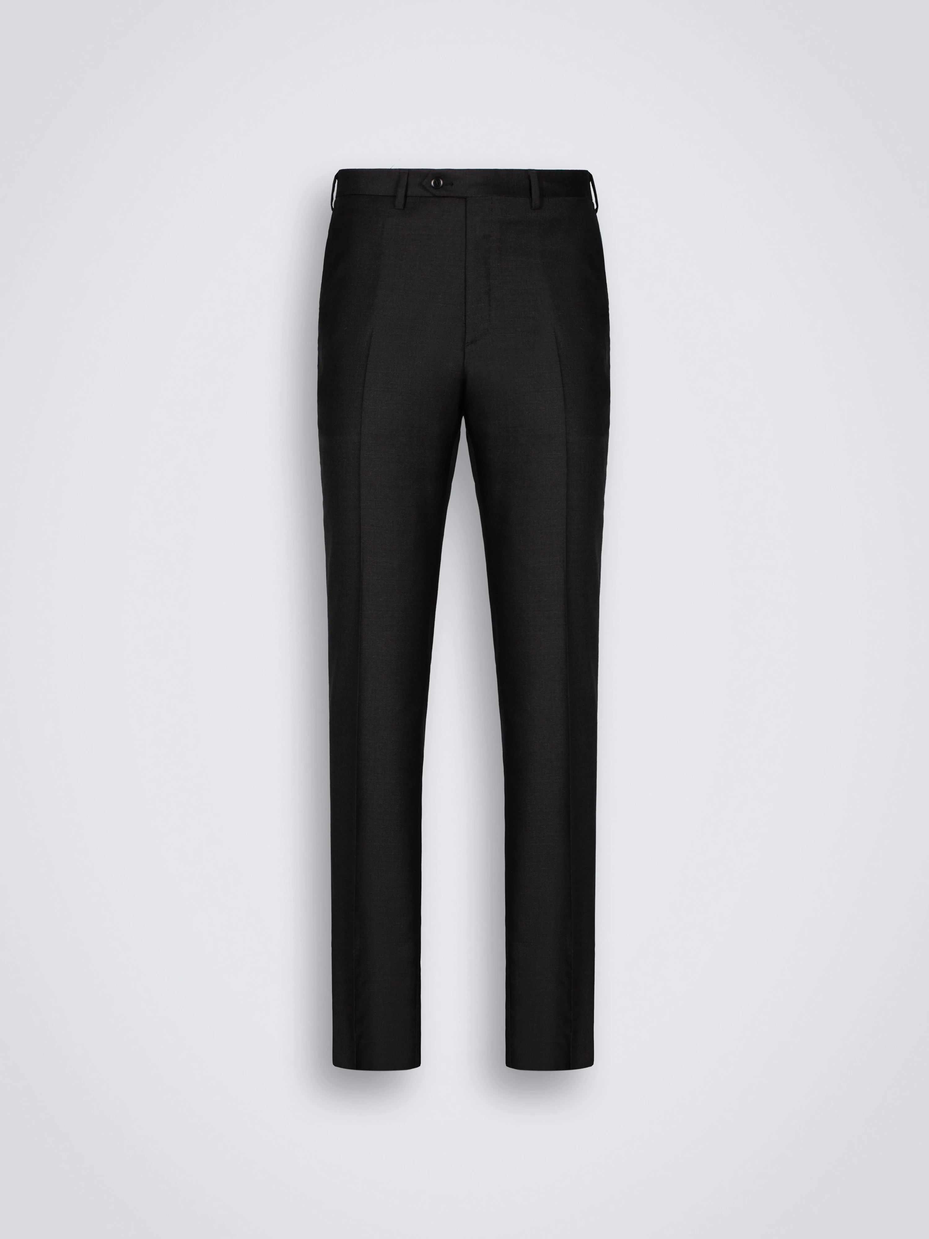 Essential charcoal grey Super 130's wool Tigullio trousers