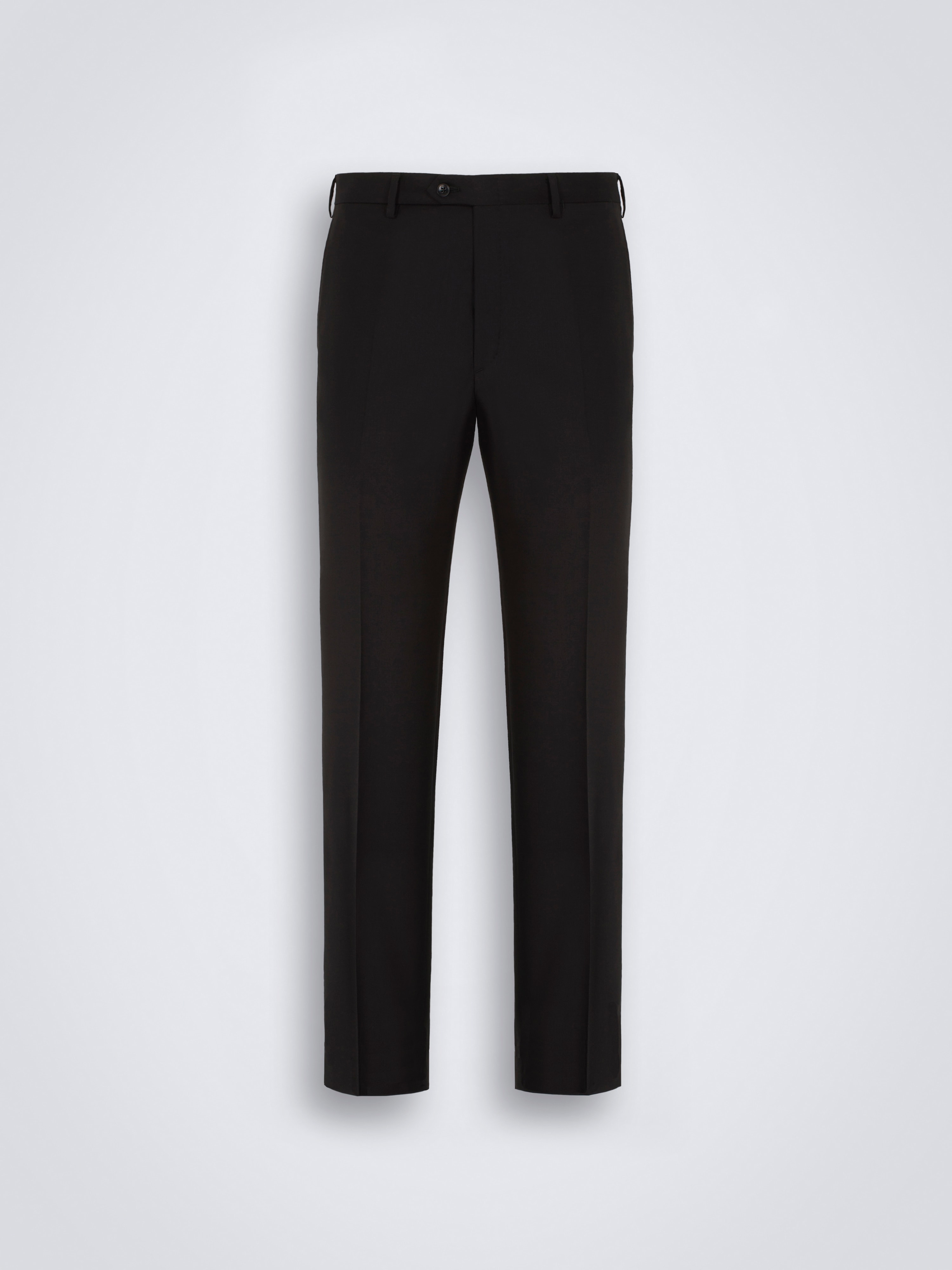 Essential black wool Tigullio trousers