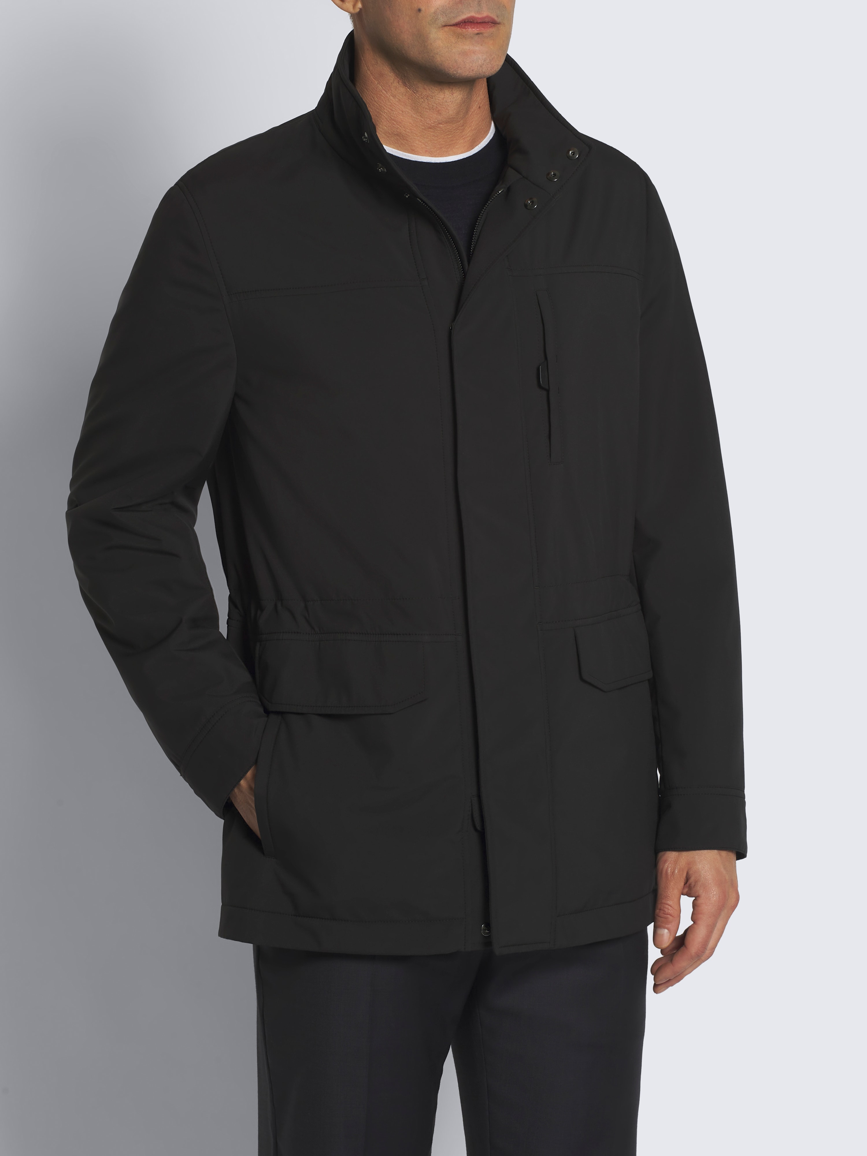 Essential midnight blue Performa field jacket