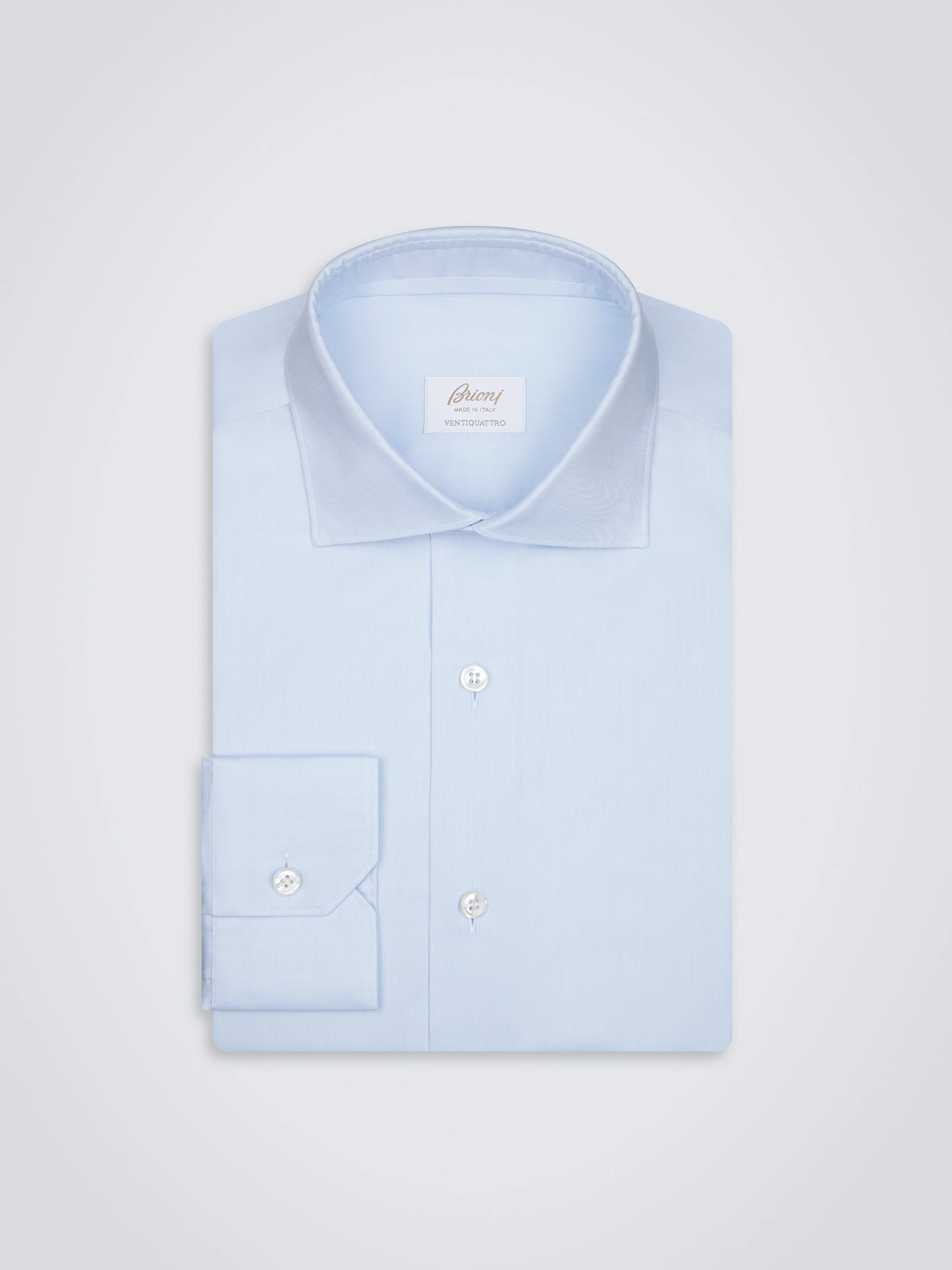 Essential light blue organic organic cotton formal shirt