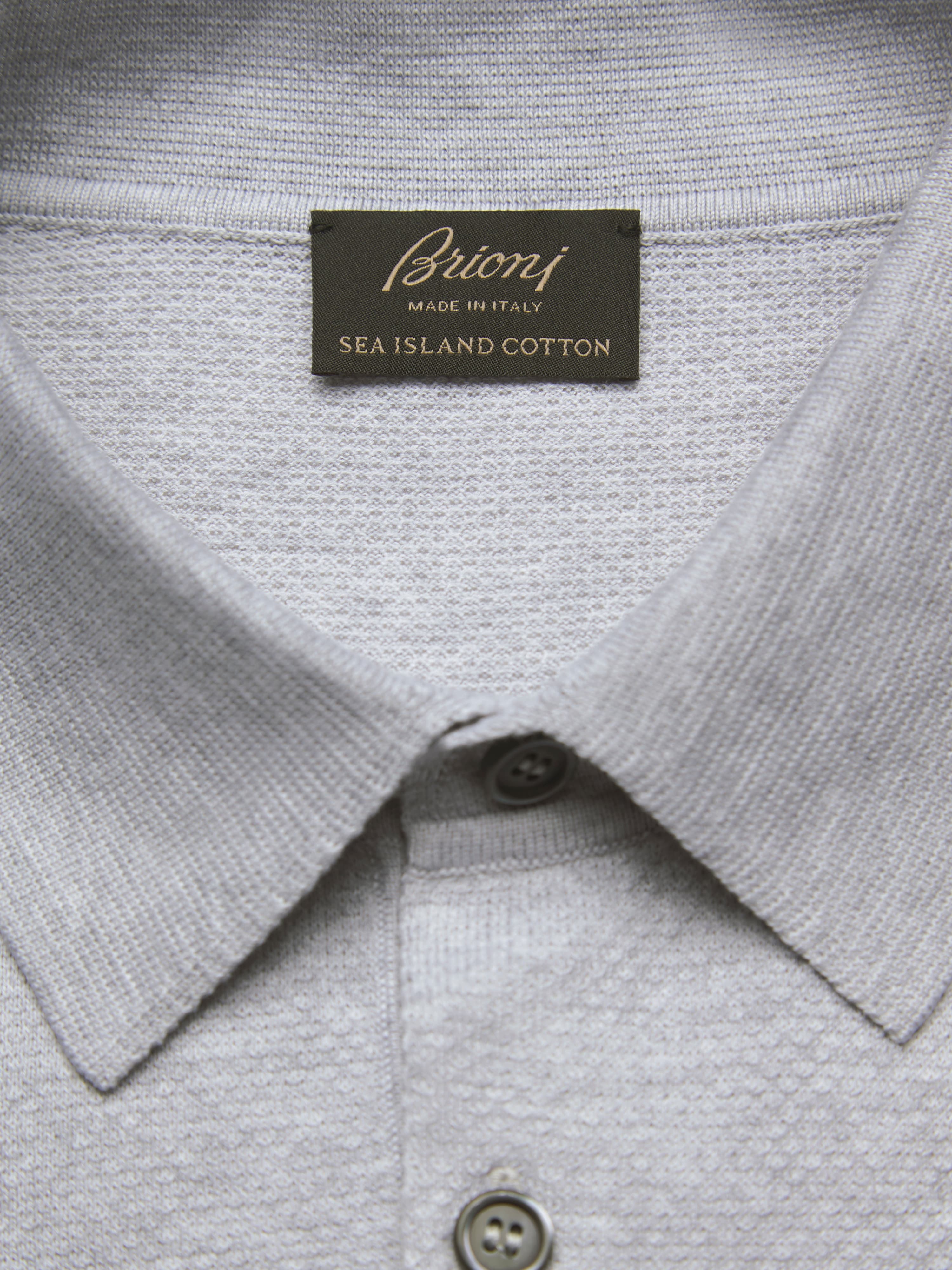 Light grey Sea Island piqu cotton polo Light grey Sea Island piqu cotton polo