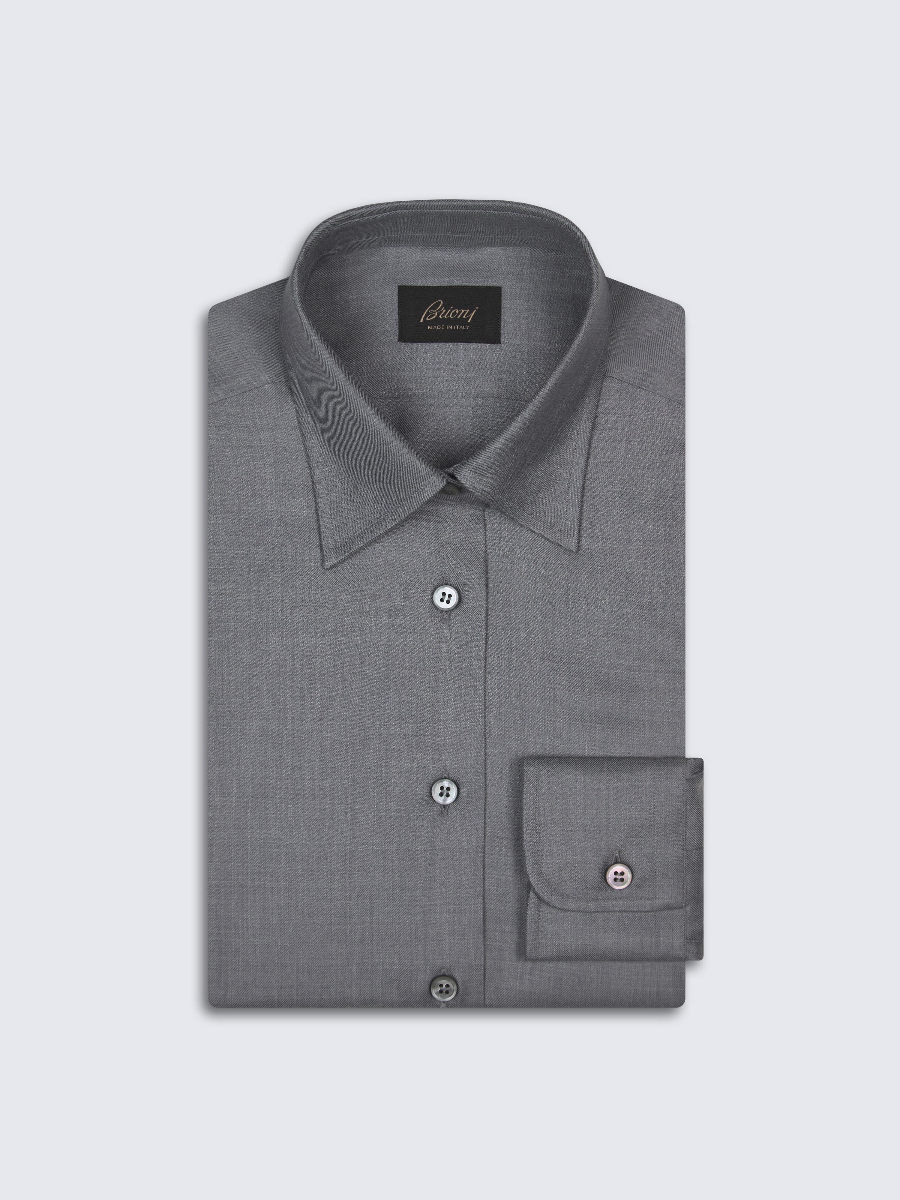 grey silk dress shirt Silk Shirts Mens, Fashion shirt Men, Dress Shirt, Prom, Homecoming, 18.5