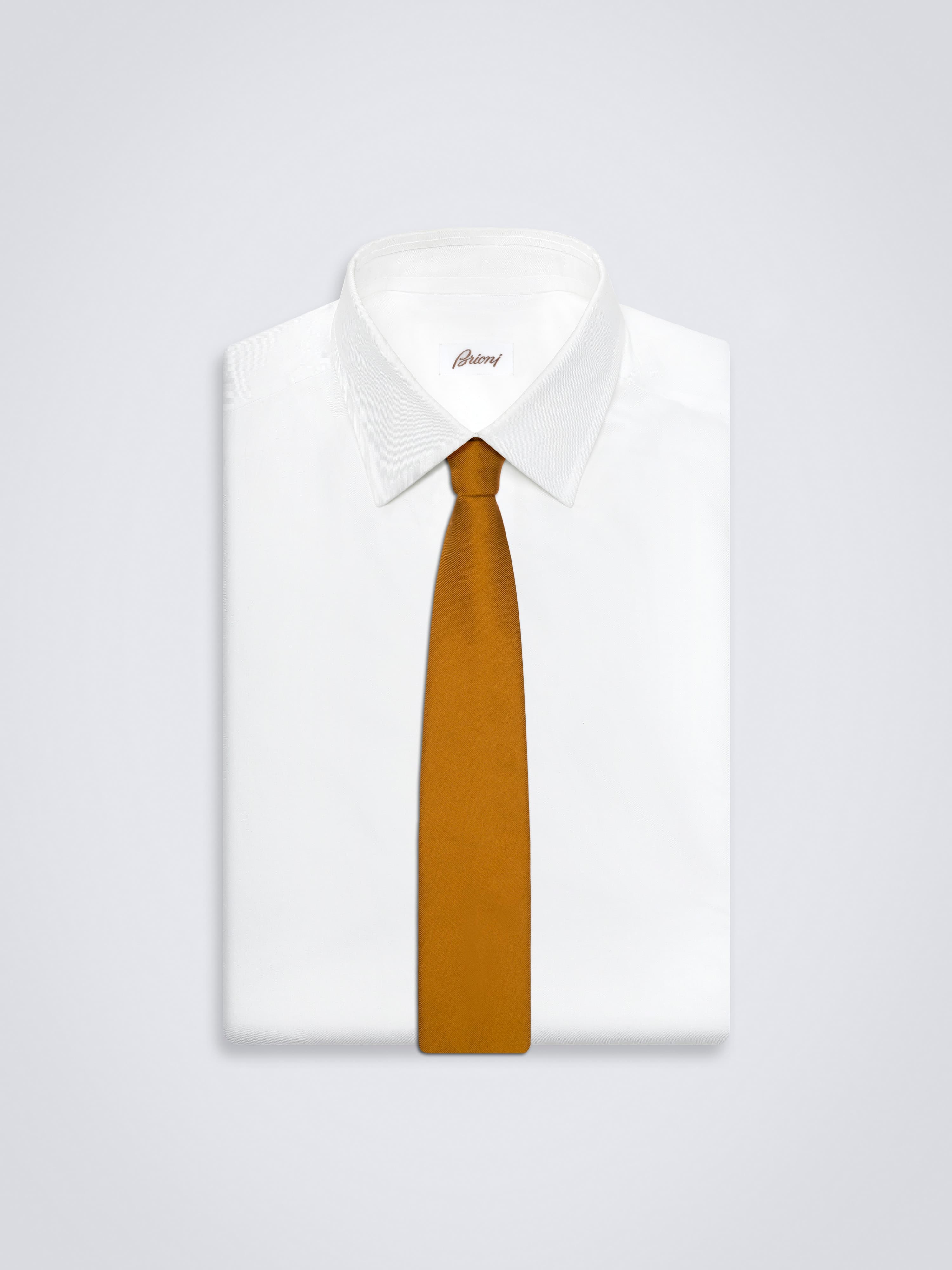 Accessorio Uomo Seta Lavorata Cravatta In Seta TigerTie - Giallo Oro Accessorio Uomo Seta Lavorata Cravatta In Seta TigerTie - Giallo Oro