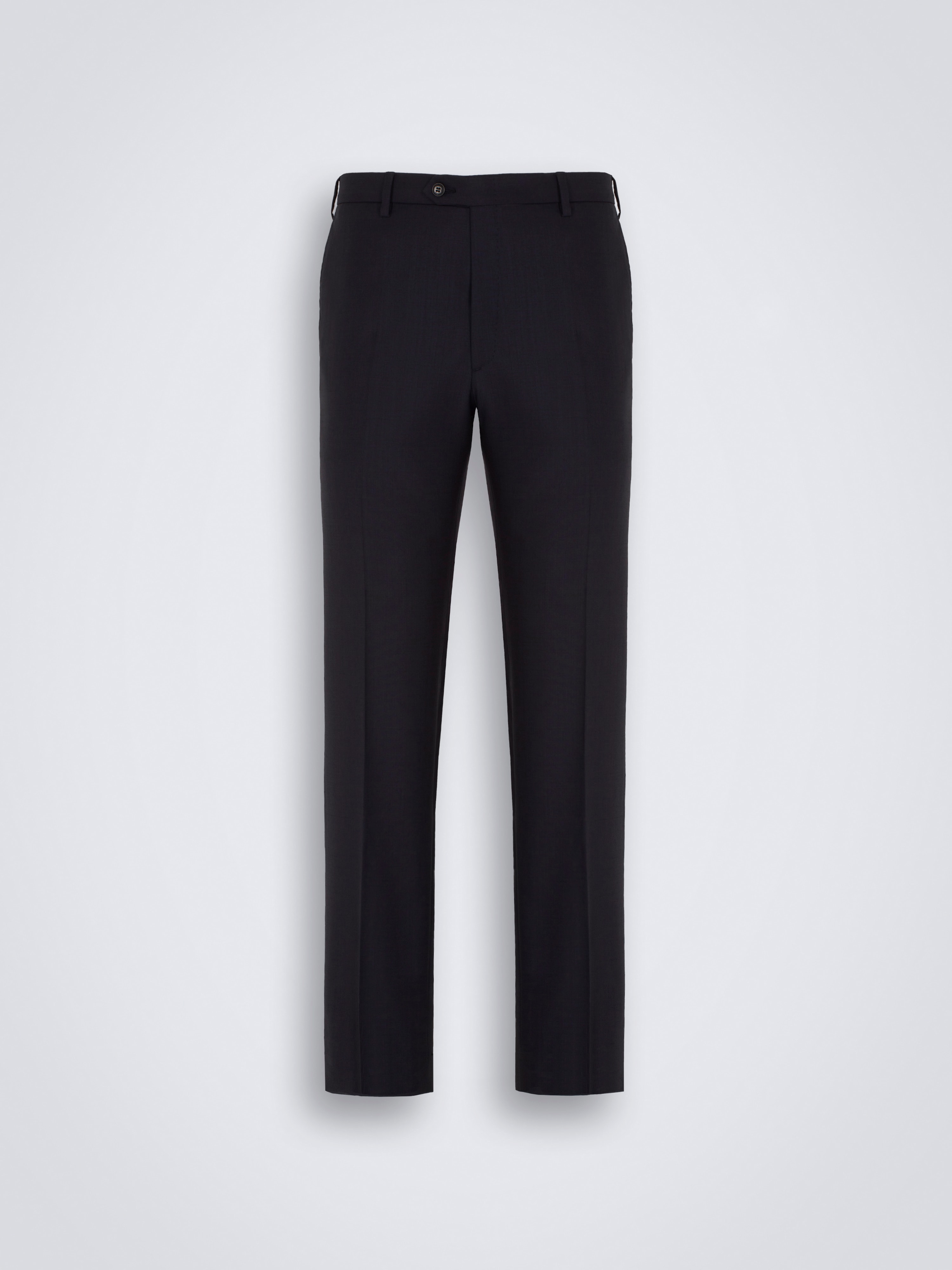 Essential midnight blue Super 130's wool Tigullio trousers