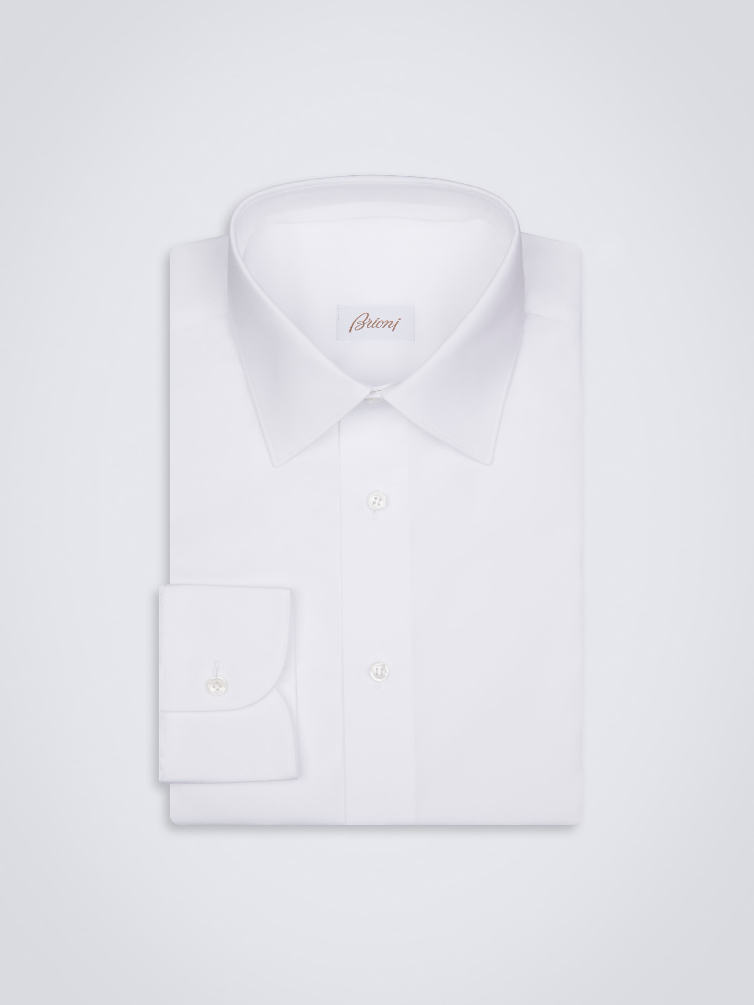Essential white cotton formal shirt Essential white cotton formal shirt