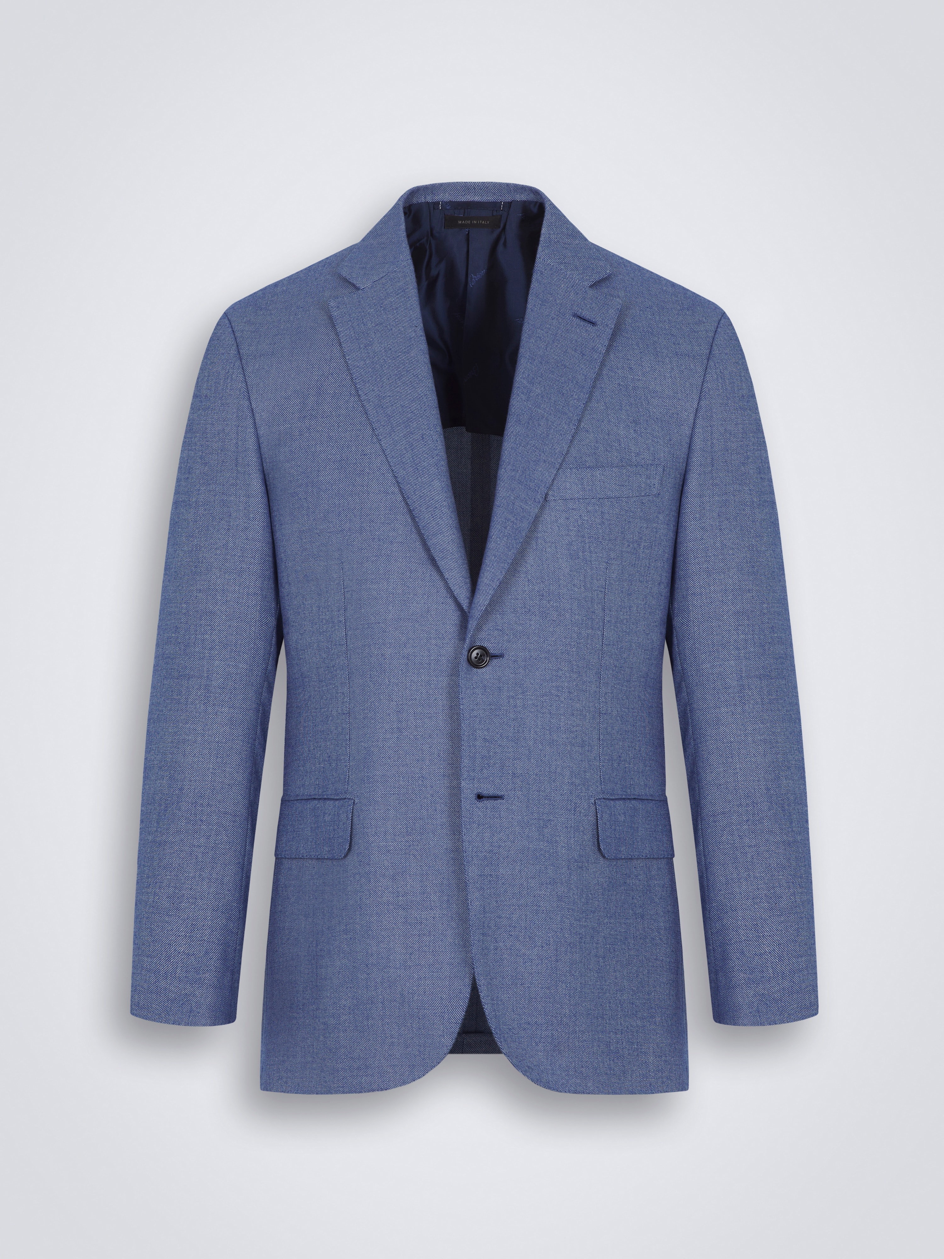 Light blue cashmere and vicuña Ravello jacket