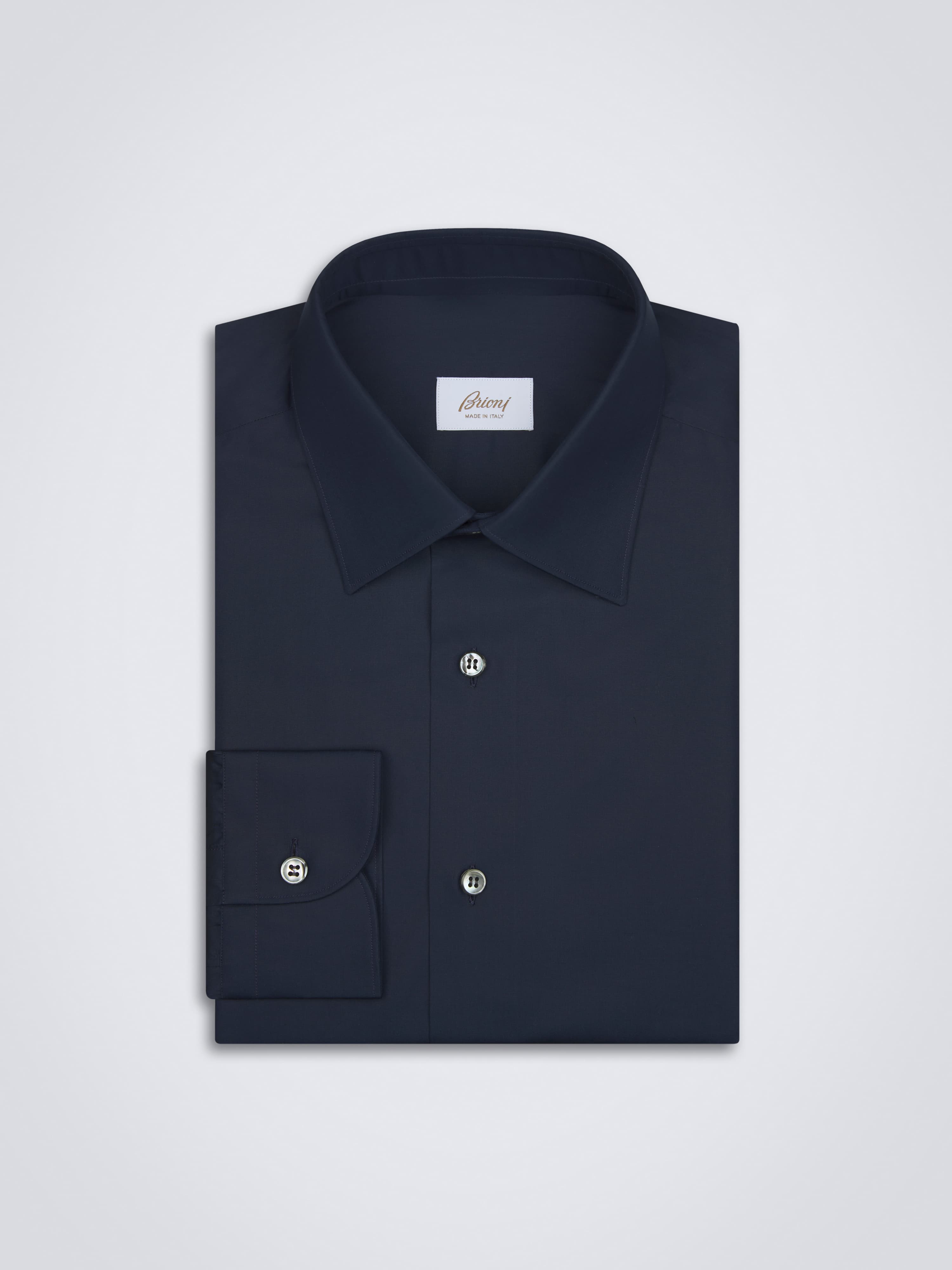Essential navy blue cotton formal shirt Essential navy blue cotton formal shirt
