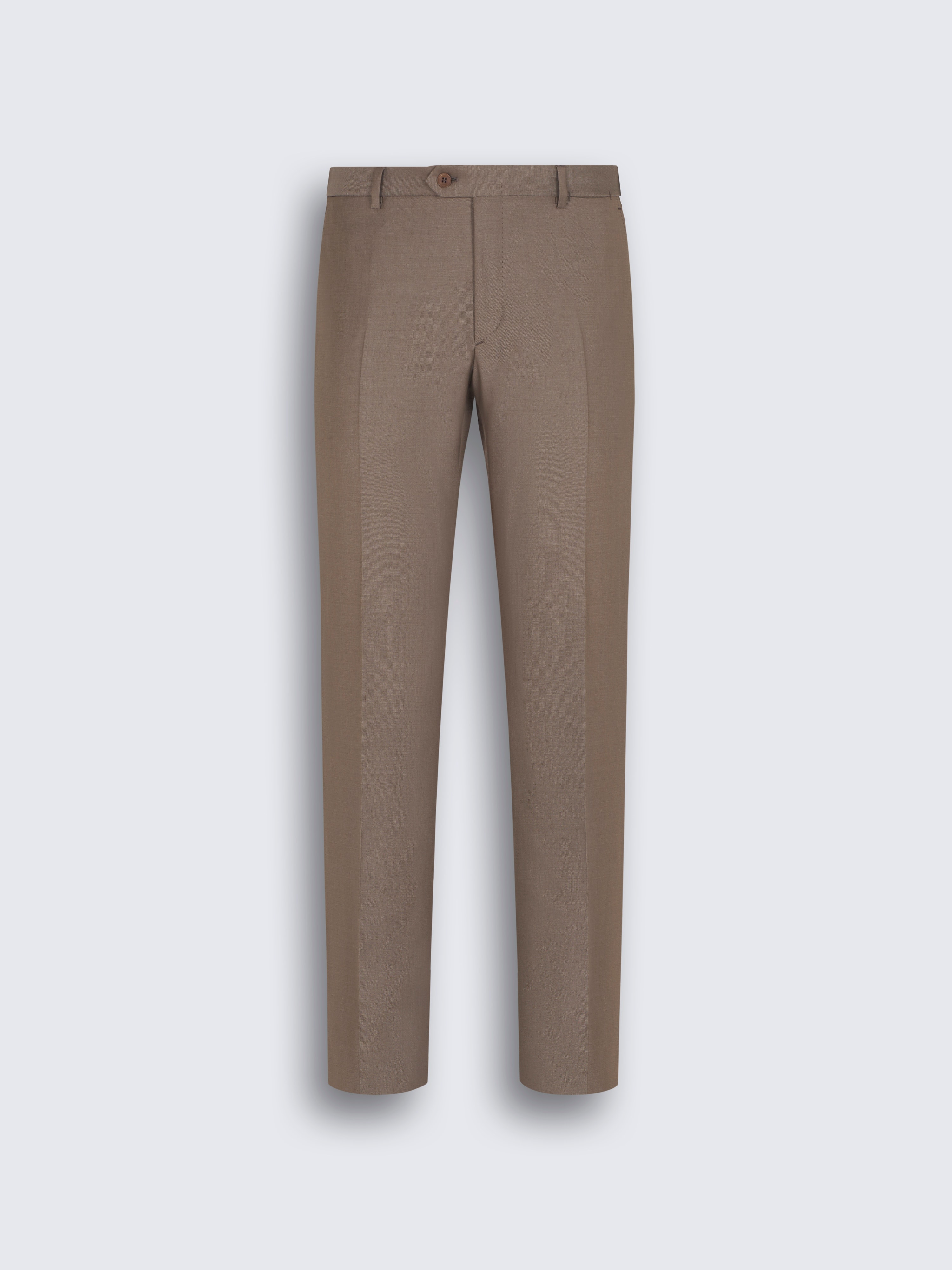 go toTaupe wool Tigullio trousers