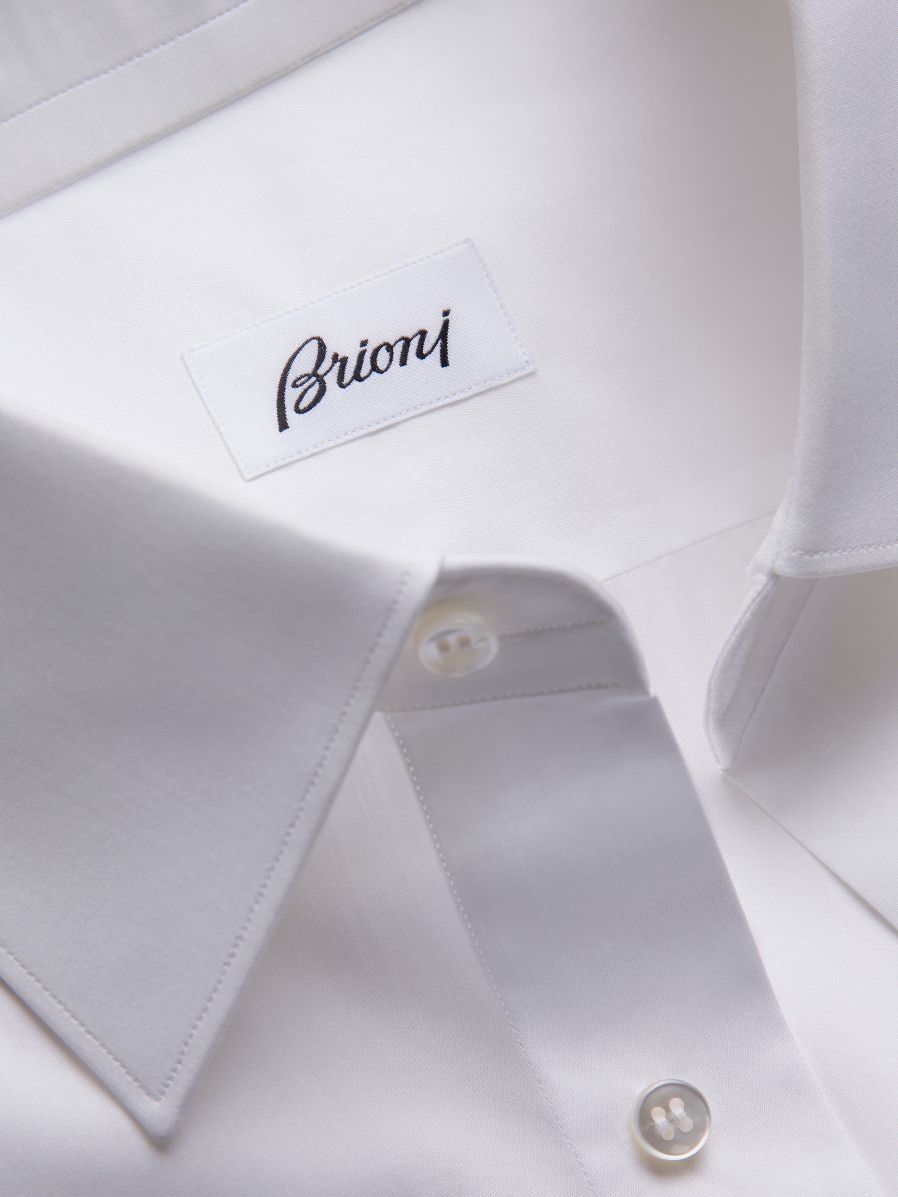 Essential white cotton French cuff formal shirt Essential white cotton French cuff formal shirt