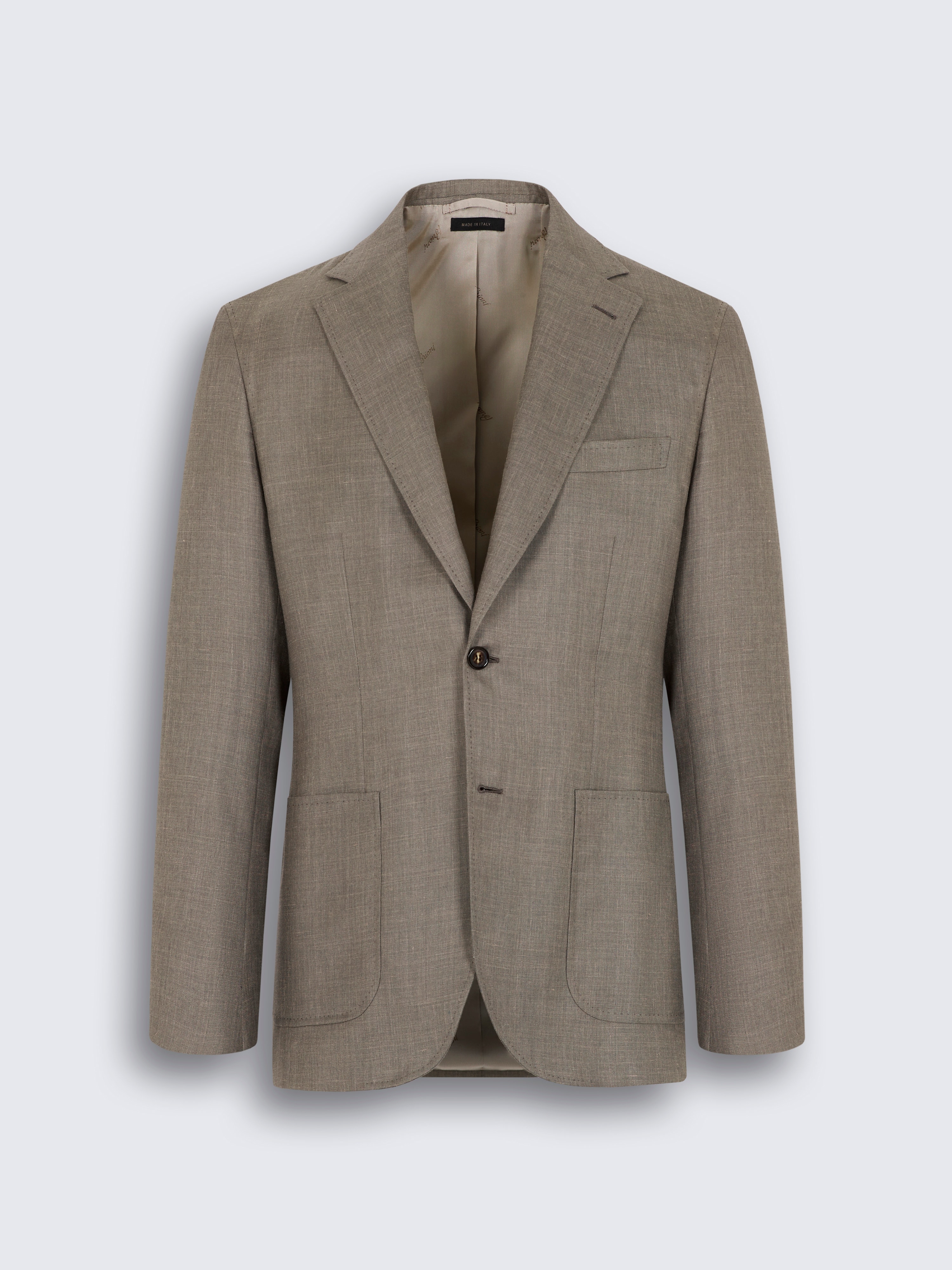 go toトープ Zefiro シルク & カシミア & リネン Soffio ブレザー